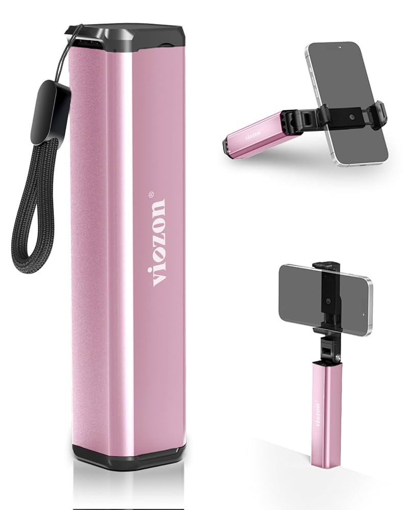 【新品】卓上 スマホ スタンド 折り畳み式 コンパクト 軽量 ピンク Amazon.co.jp: viozon スマホスタンド クリップ コンパクト 卓上